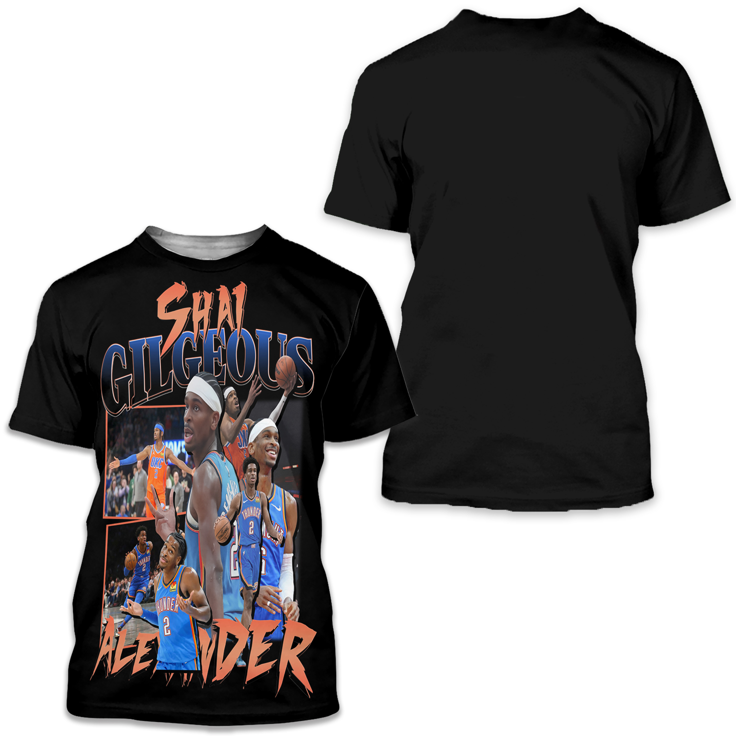Shai Gilgeous Alexander 3d T-shirt