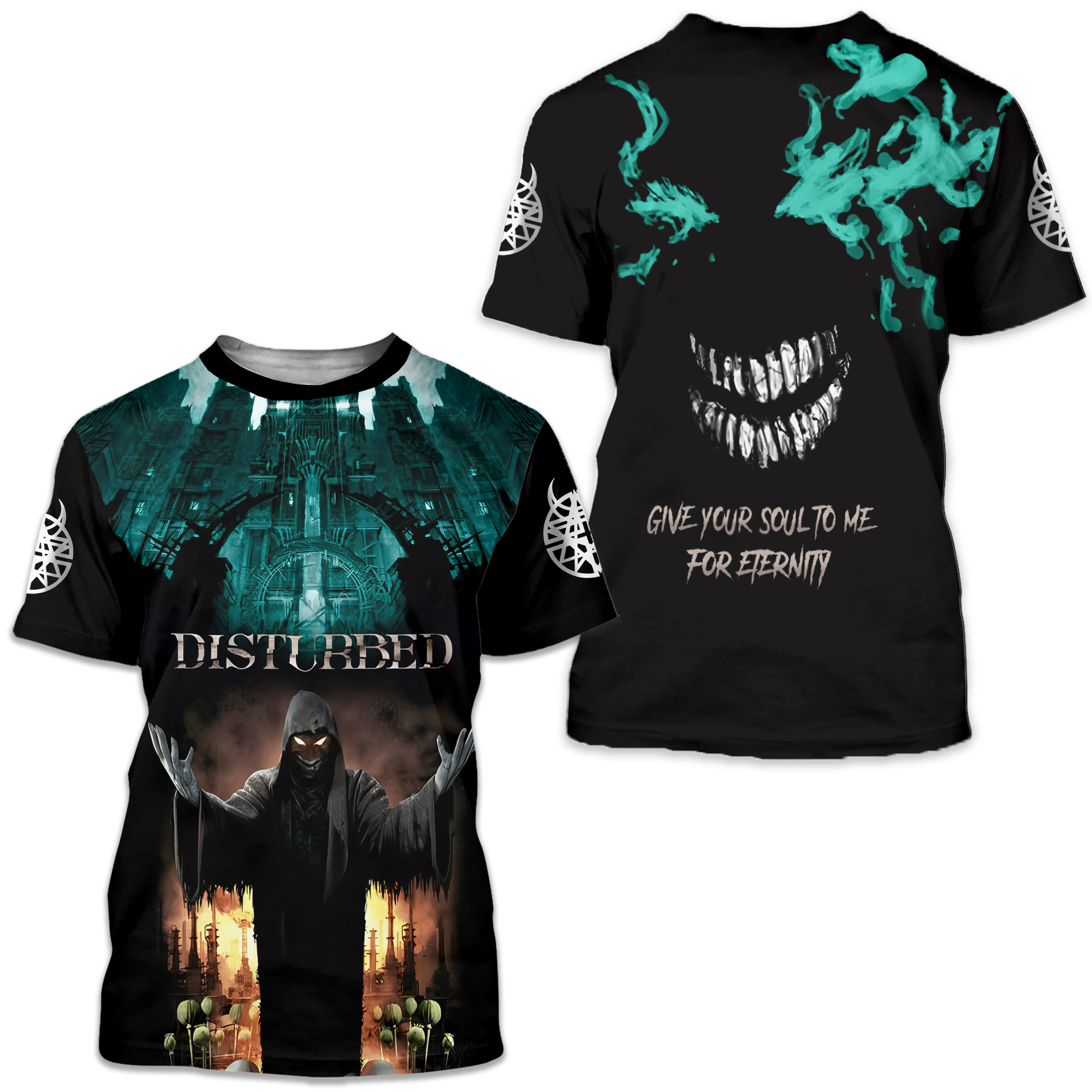 Disturbed The Sickness 25th Anniversary Tour 2025 3d T-shirt