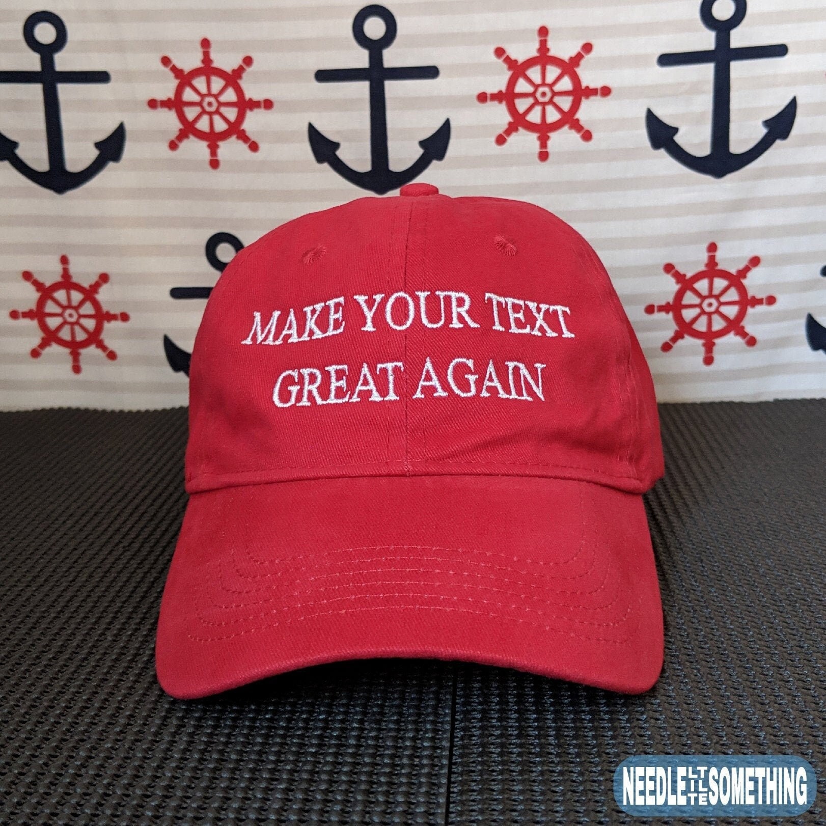 Make (your Text) Great Again Custom Embroidered Dad Hat/cap