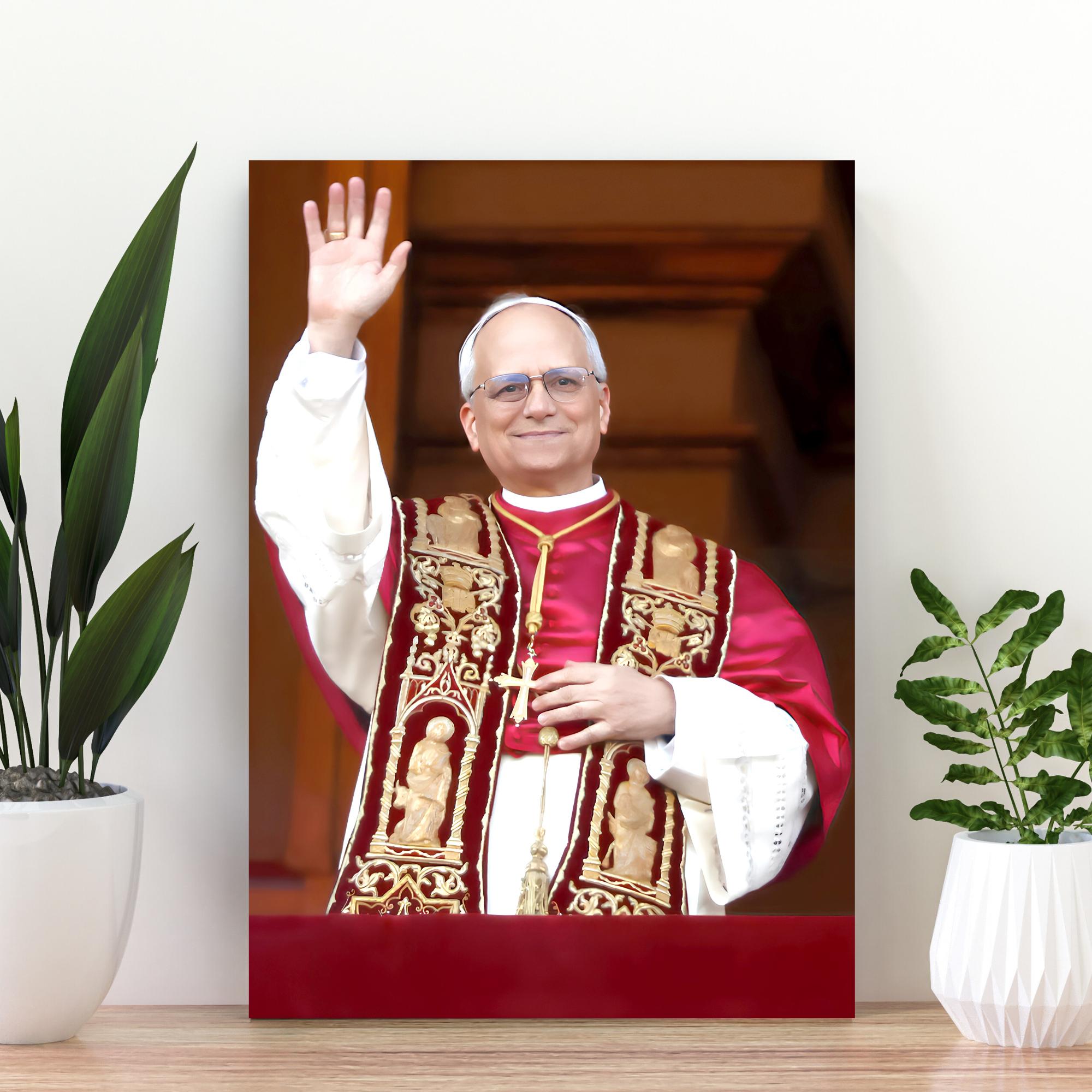 Pope Leo Xiv Poster, Robert Francis Prevost Poster, New Pope Poster, Catholic Gift