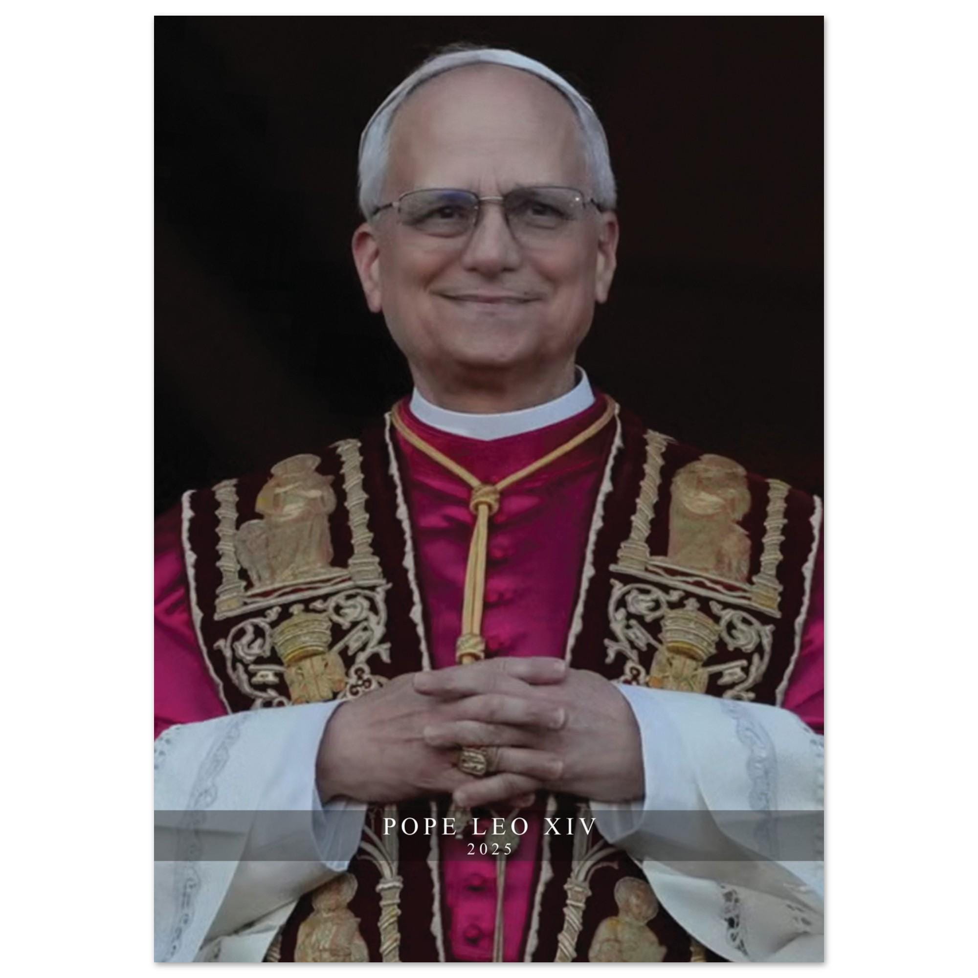 Pope Leo Xiv (2025)  Historic Vatican Portrait Print