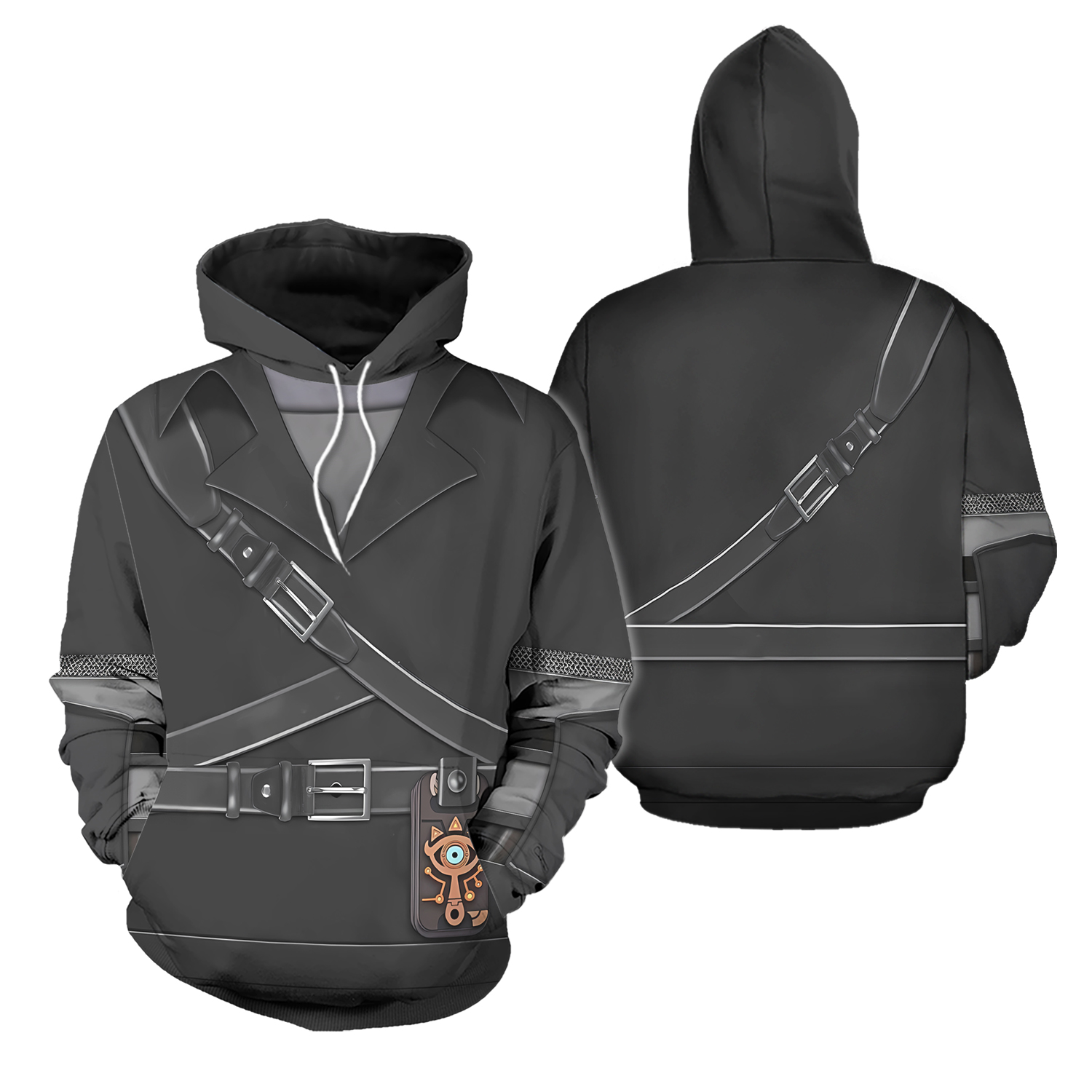 Dark Link Attire - Cosplay Costume Hoodie Jogger Set