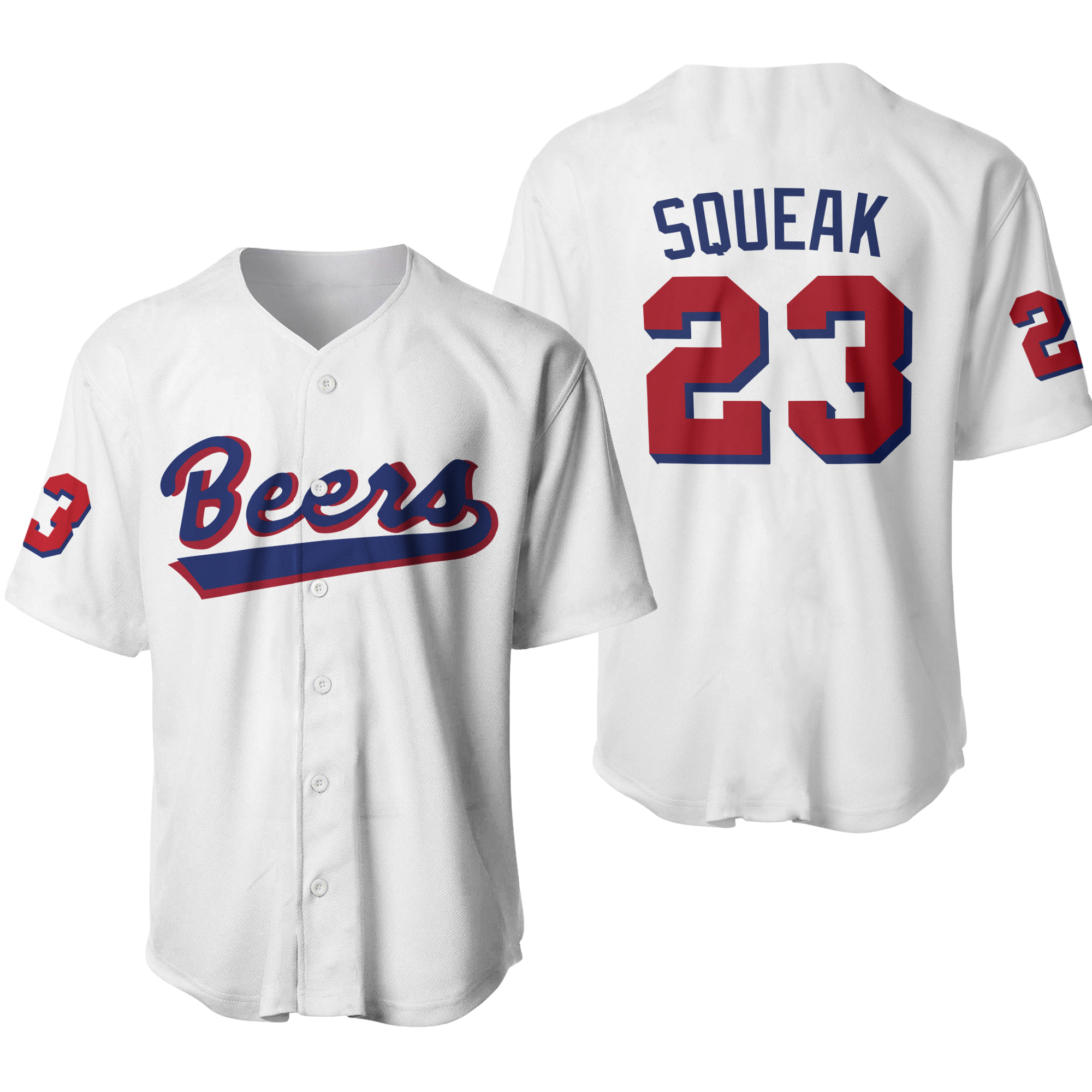 Movie Beers Kenny "squeak" Scolari Baseball Jersey