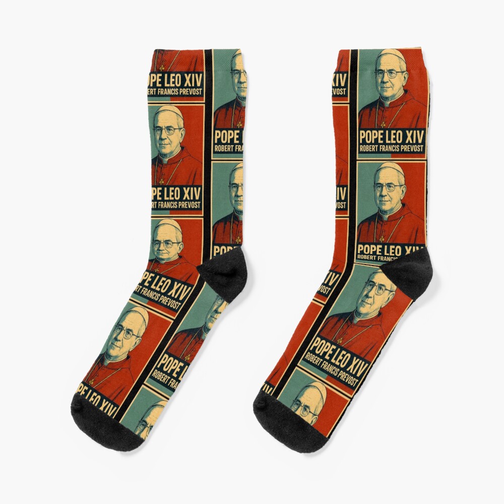 Pope Leo Xiv Francis Prevost Socks