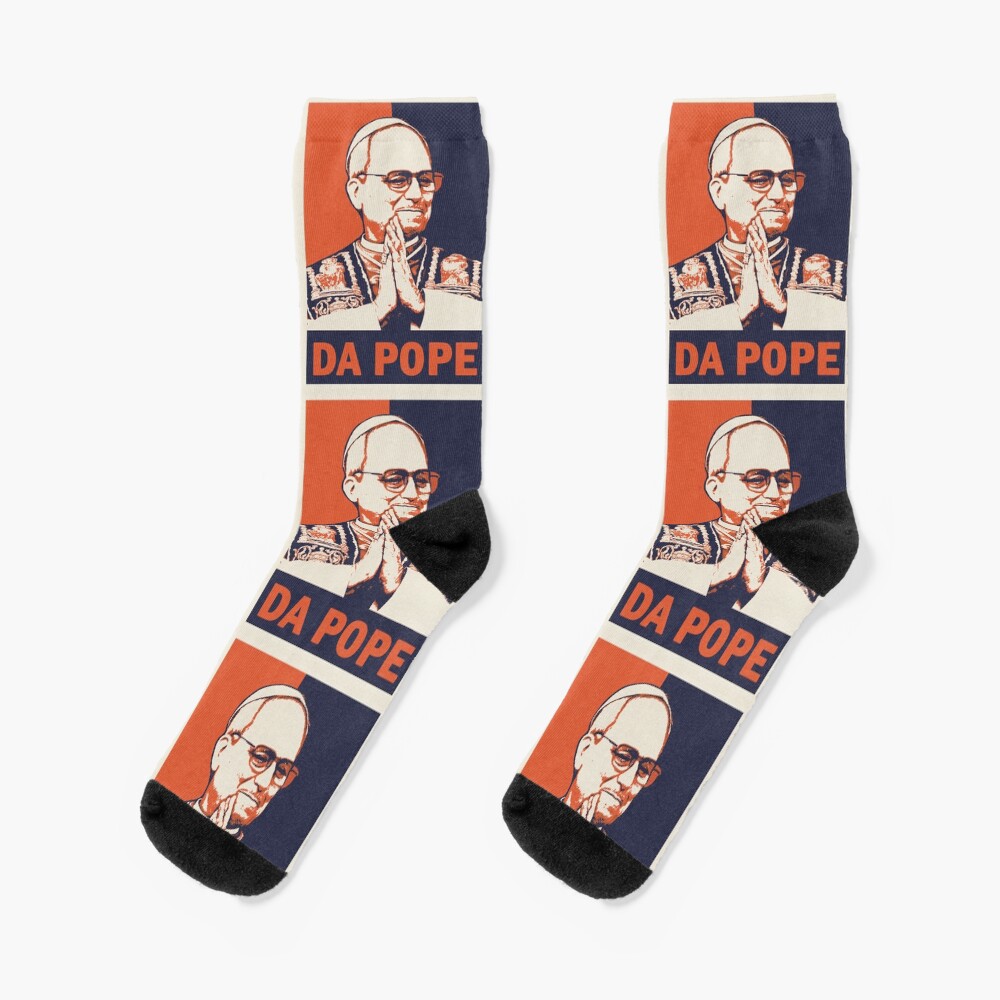 Pope Leo Xiv - Hope Poster Socks