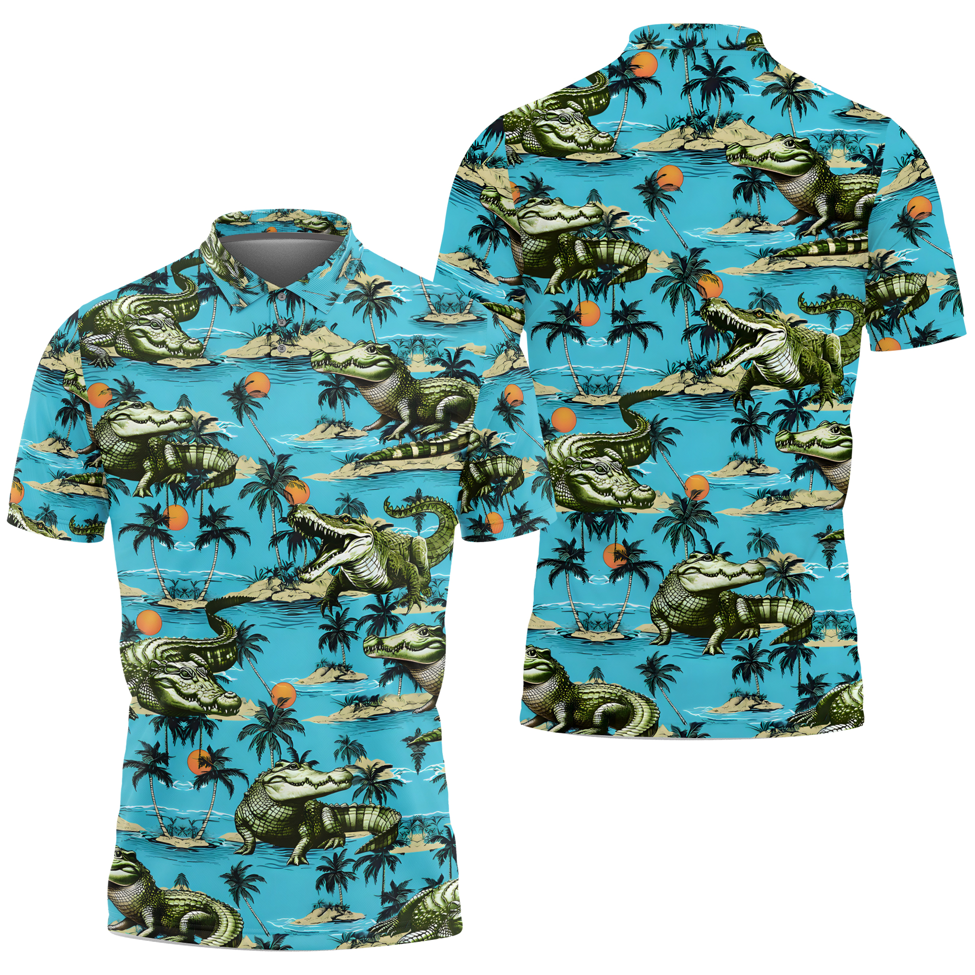 Alligator Polo Shirt For Men, Alligator Shirts For Men, Gator Shirts