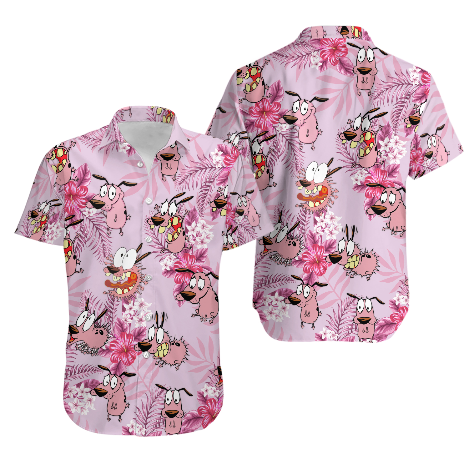 Courage The Cowardly Dog Hawaiian Shirt