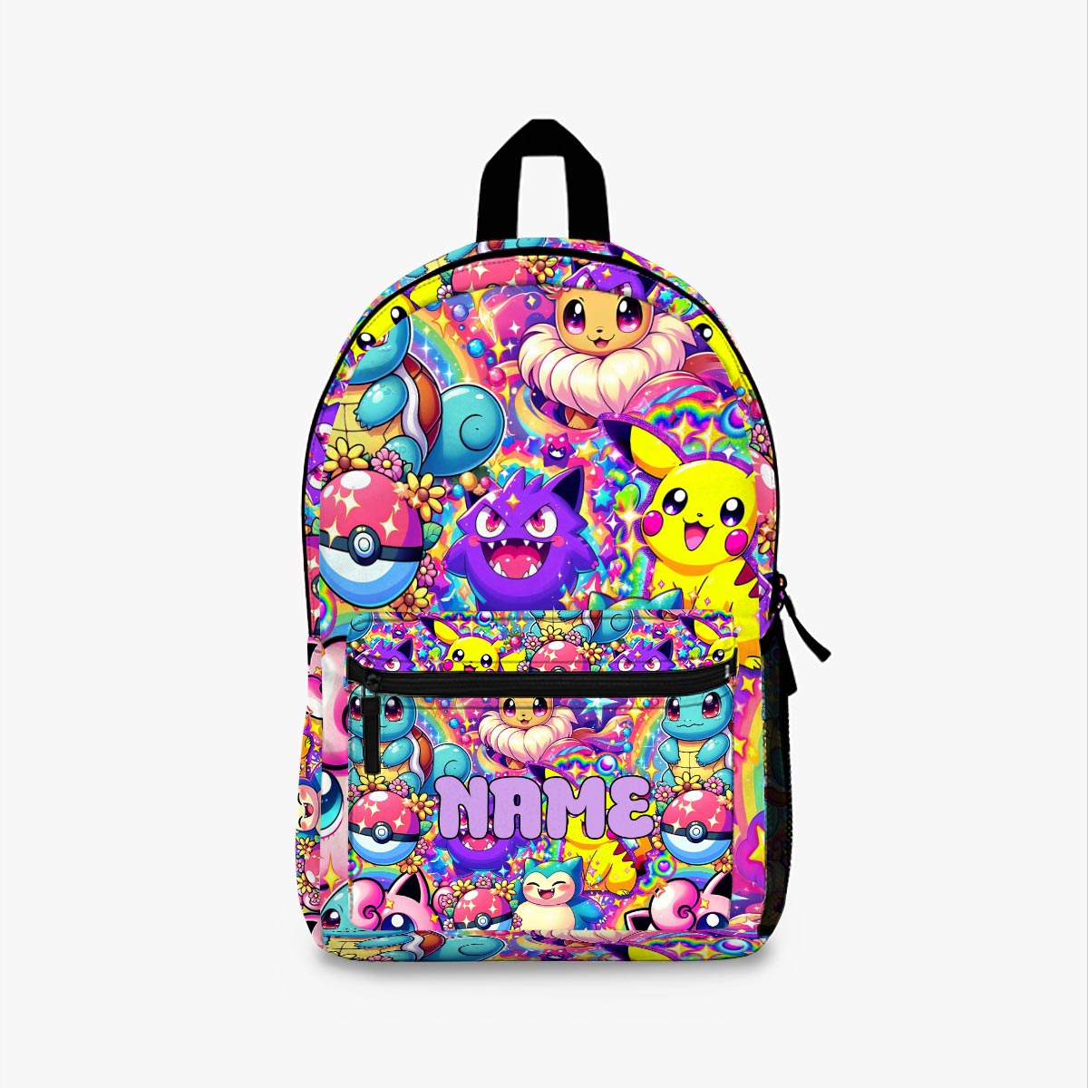 Anime Poke Monster Personalized Backpack Back To School Backpack