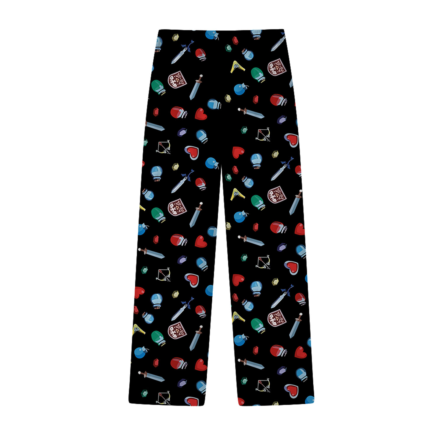 The Legend Of Zelda Icons Pajama Pants Soft &amp; Cozy Gamer Sleepwear