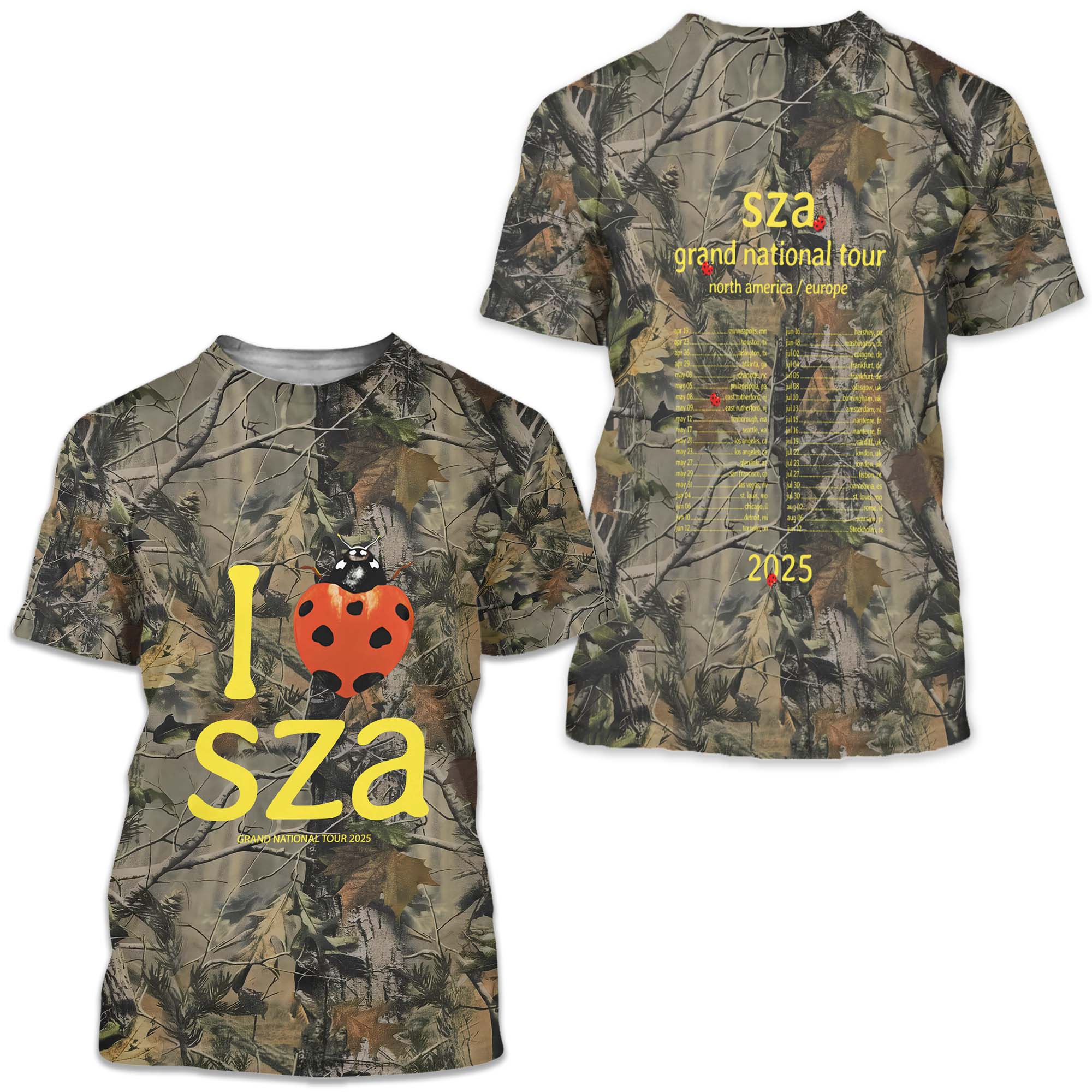 Sza I Love Sza Bug Shirt