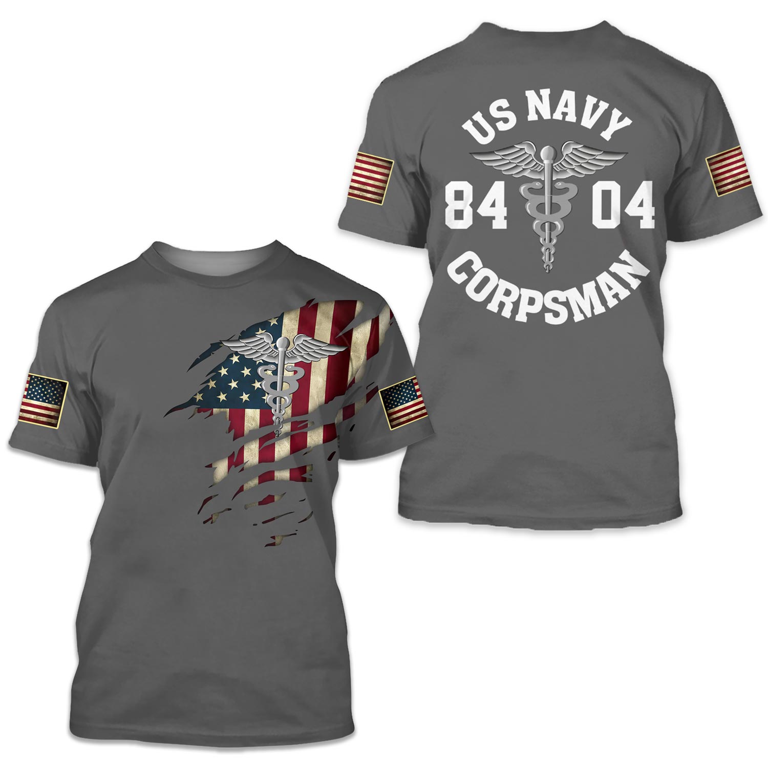 Us Navy Corpsman 8404 All Over Print 3d T Shirt
