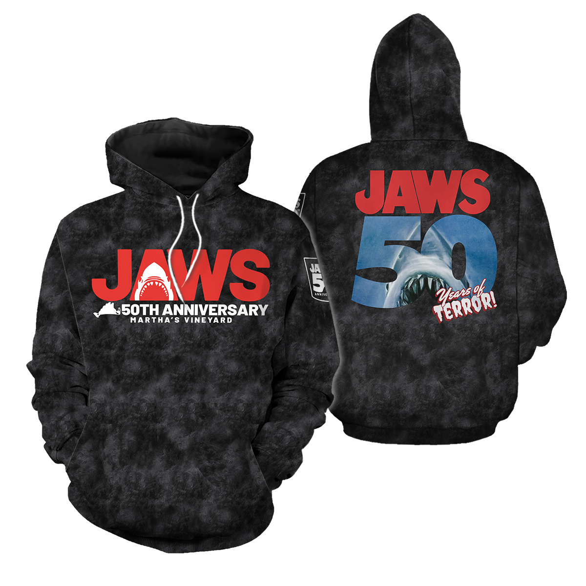 Jaws 50th Anniversary 3d Hoodies, Jaws Shark Unisex 3d Hoodies