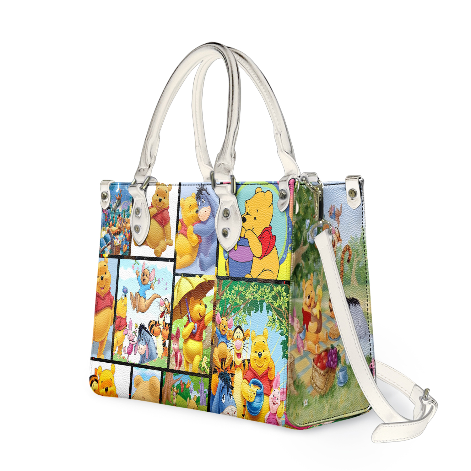 Winniee The Poohh Leather Handbag, Winniee The Poohh Lovers Gift Bag