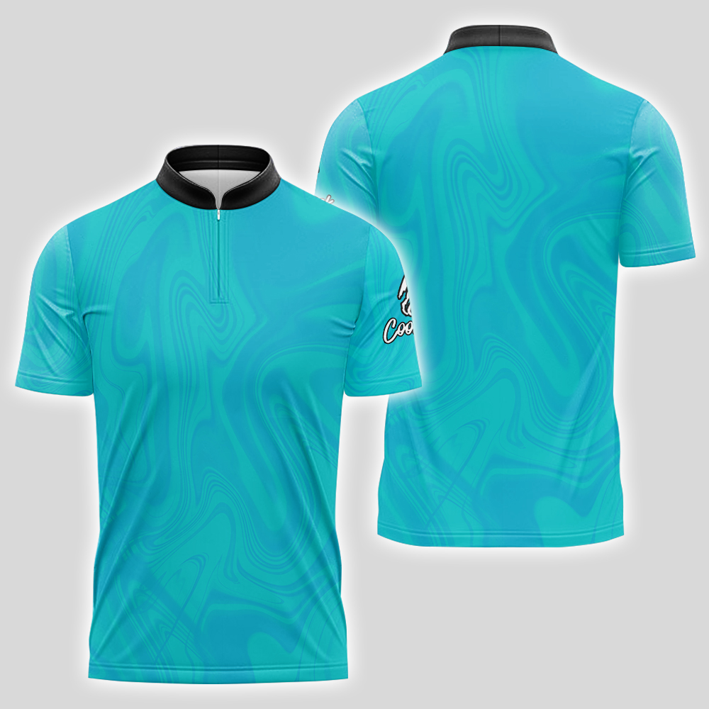 Swirly Gumdrop Fast Track Coolwick Bowling Jersey