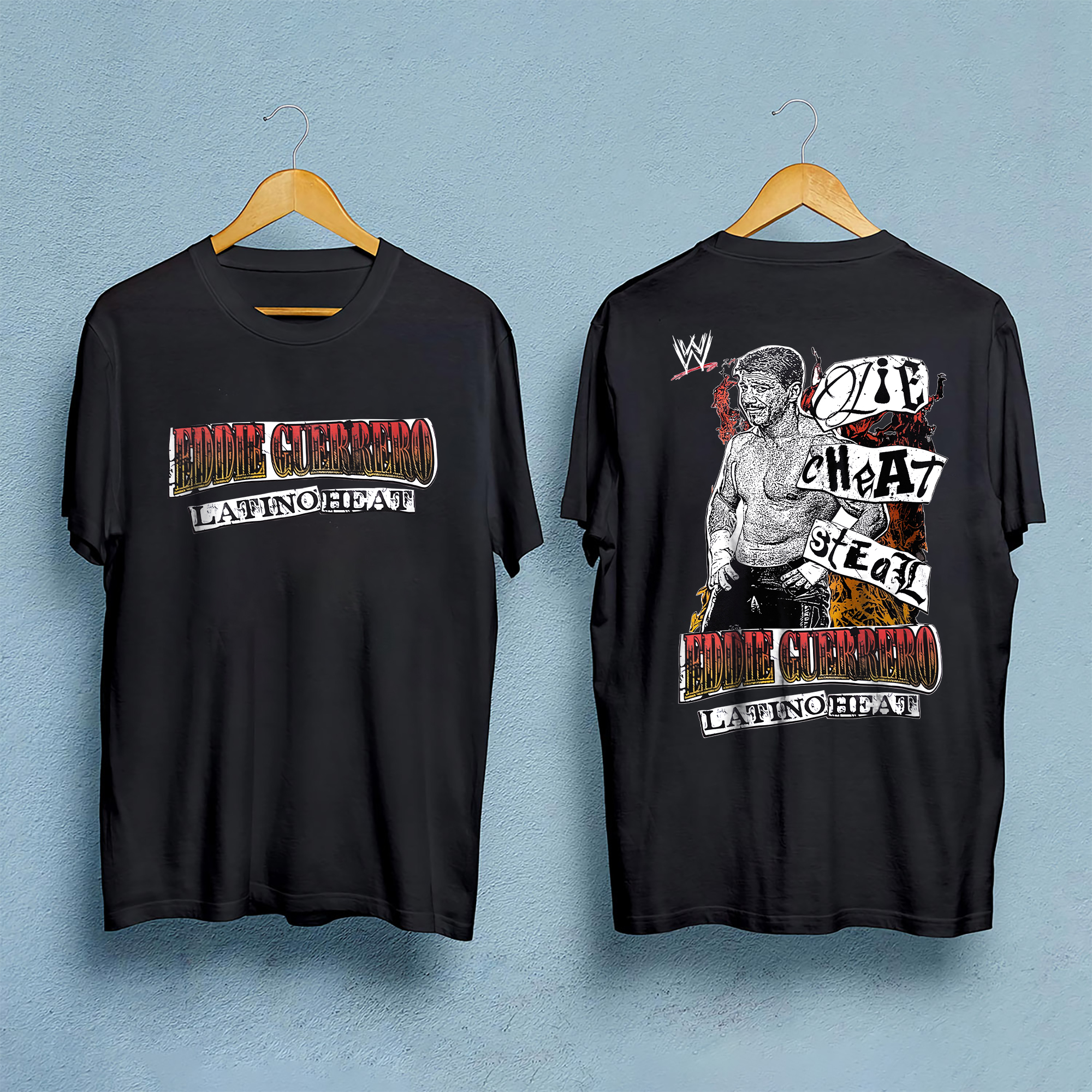 Eddie Guerrero Ripp Junc Lie Cheat Steal Zine Boxy T-shirt