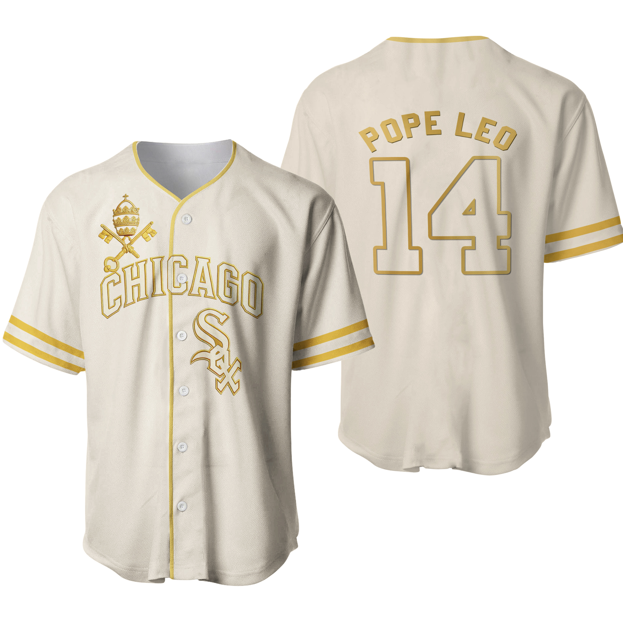 Pope Leo Xiv Chicago Vatican City Connect Jersey