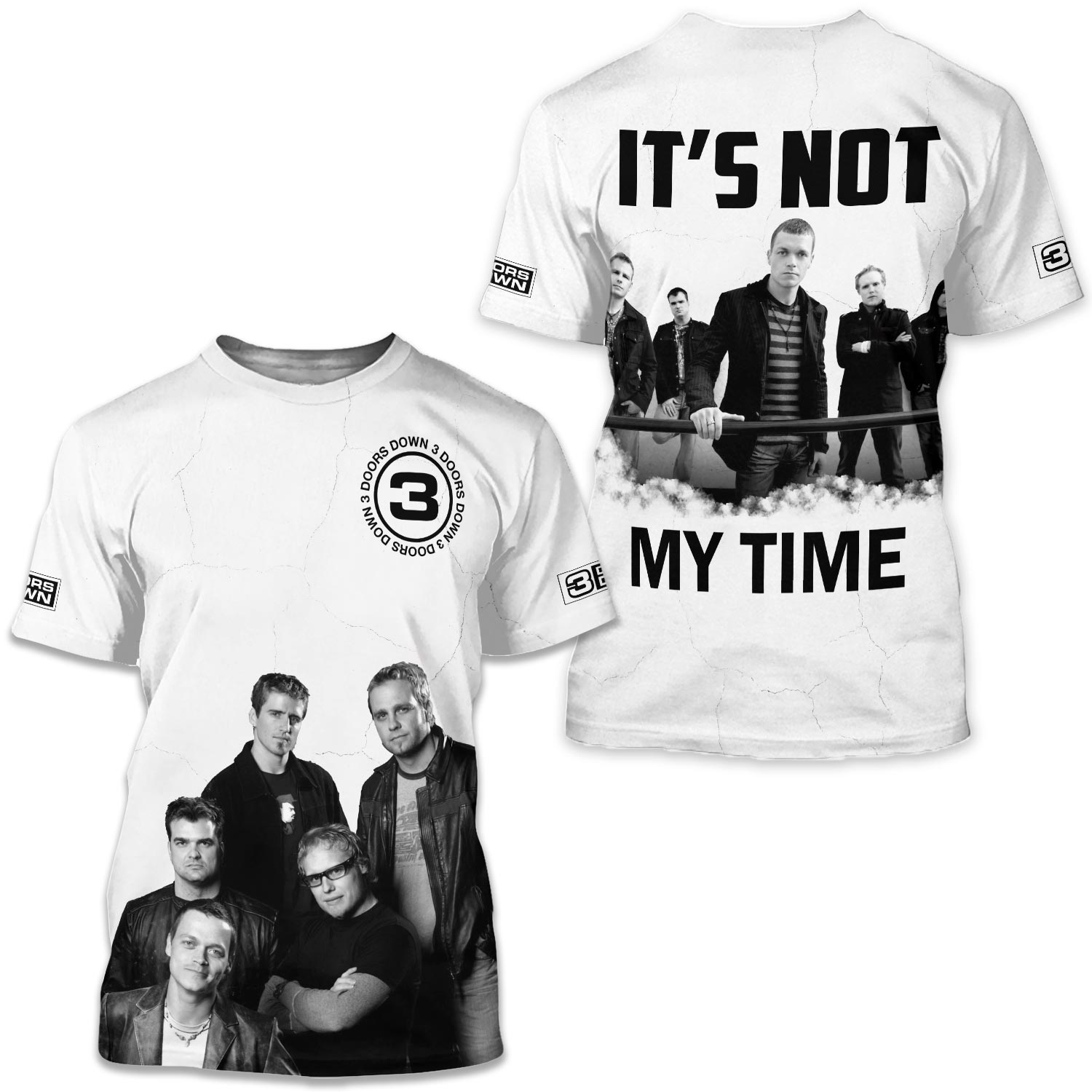 3 Doors Down Its Not My Time 3d T-shirt