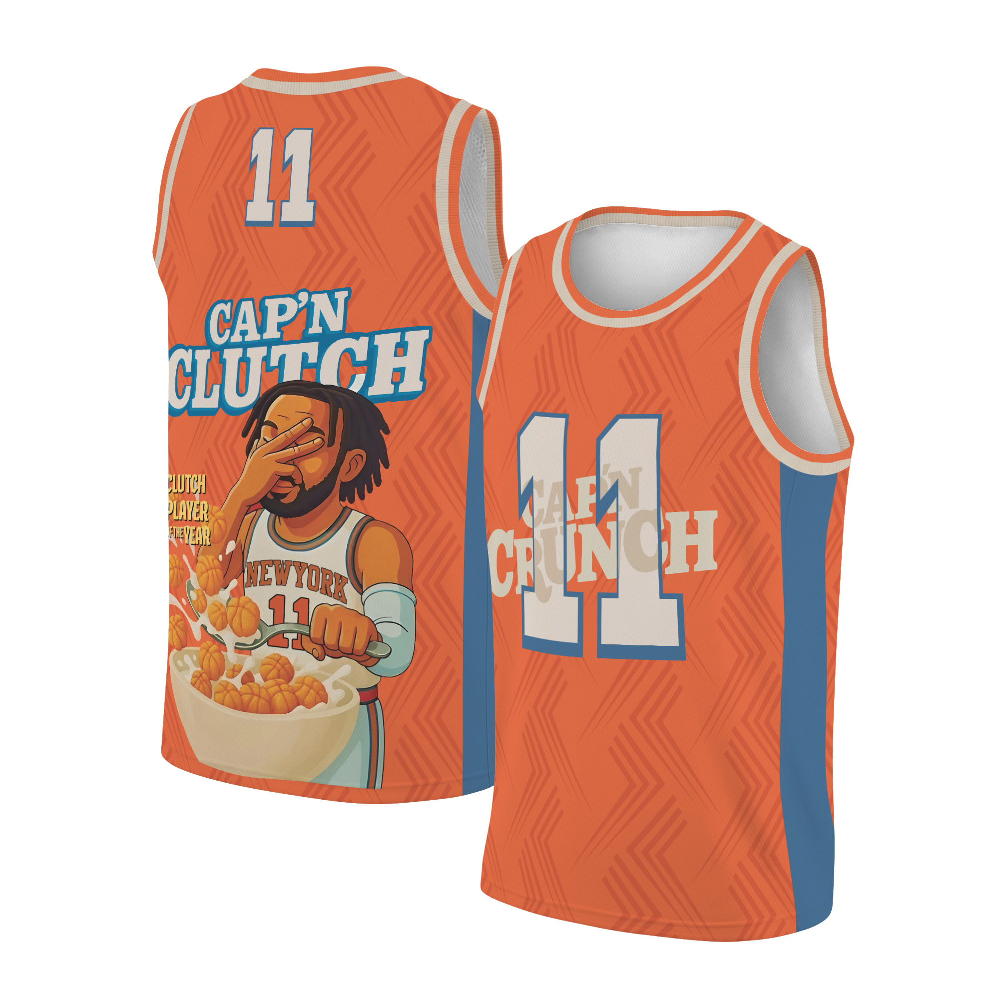 Cap'n Clutch Jalen Brunson New York Basketball Jersey