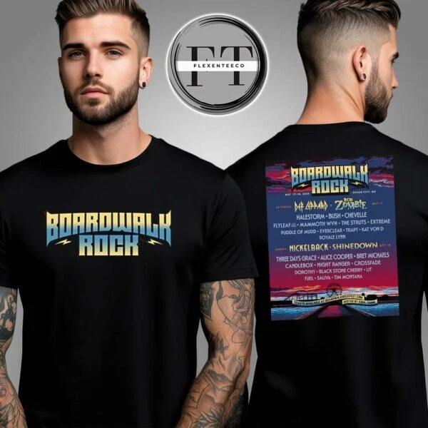 Boardwalk Rock At Ocean City Md On May 17-18 2025  Shirt