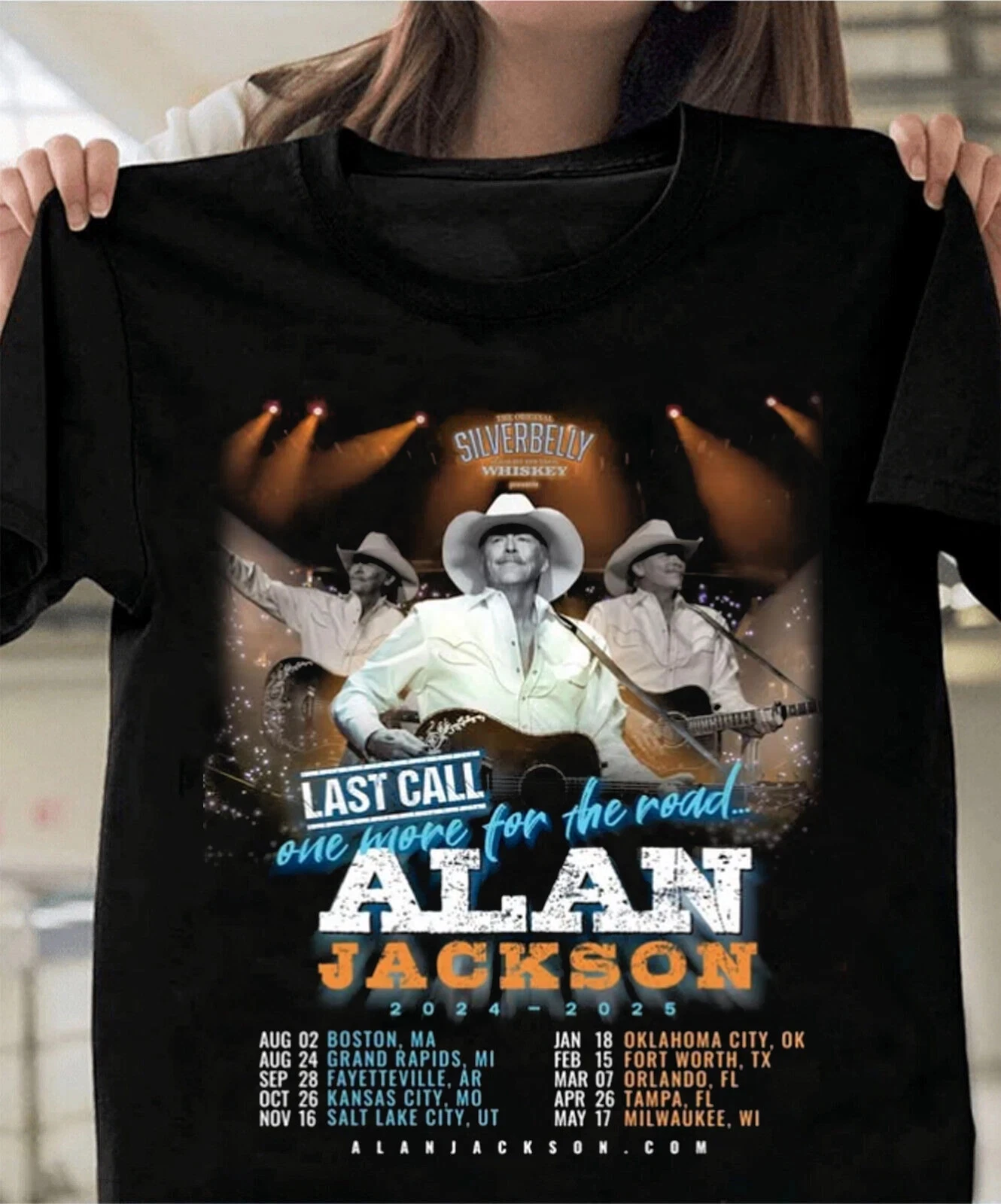 Alan Jackson Tour 2025 Gift For Fan Unisex T-shirt