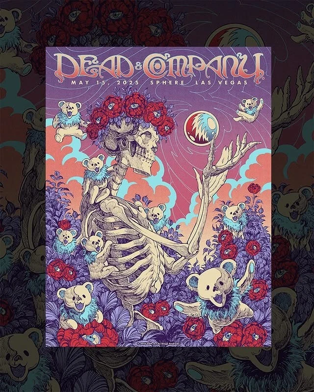 Dead And Company May 15th 2025 Sphere Las Vegas Poster