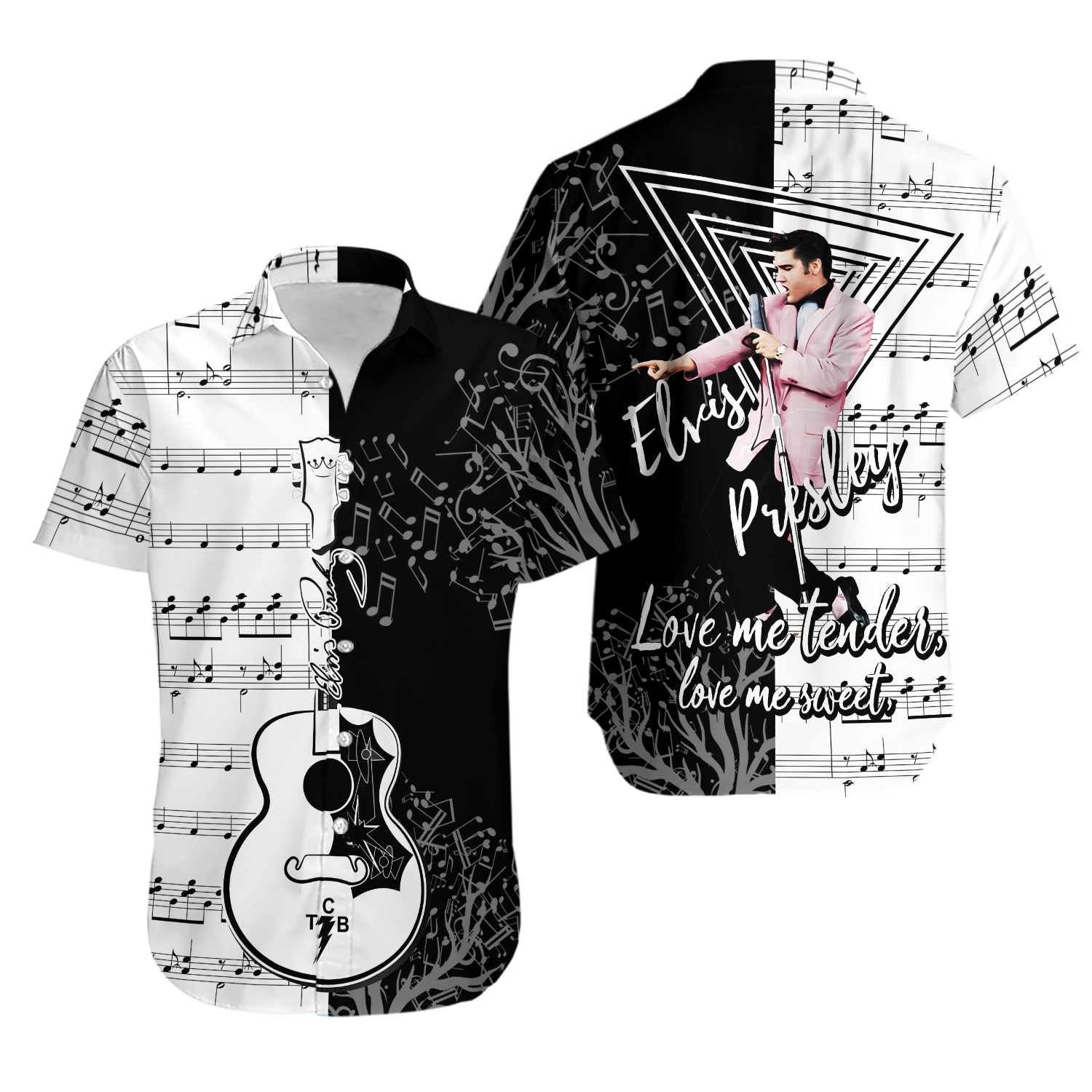 Elvis Presley Love Me Tender Love Me  Hawaiian Shirt