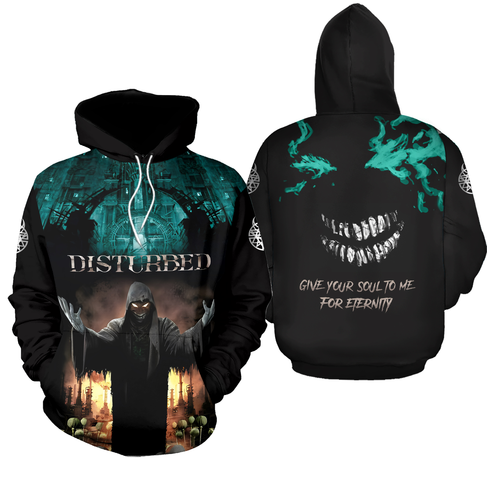 Hot Disturbed 3d Hoodie All Size Perfect For 2025 Tour Enthusiasts