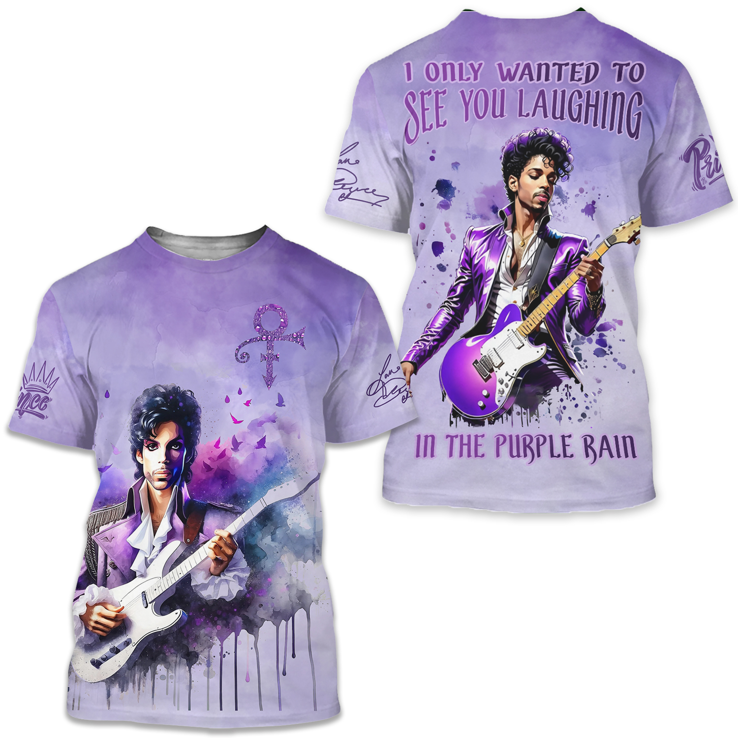 Prince I Only Wanted To See You Laughing In The Pur Rain 3d Shirts