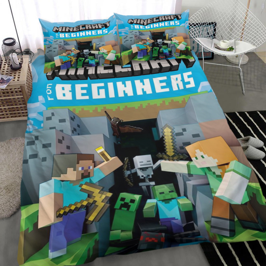 3d Minecraft Games Series Digital Printed Duvet Cover Pillowcase Bedding