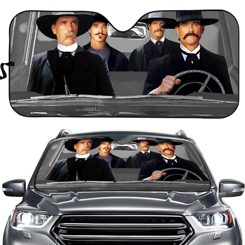 Cowboy Movie Car Sunshade, Cowboy Movie Auto Sun Shade