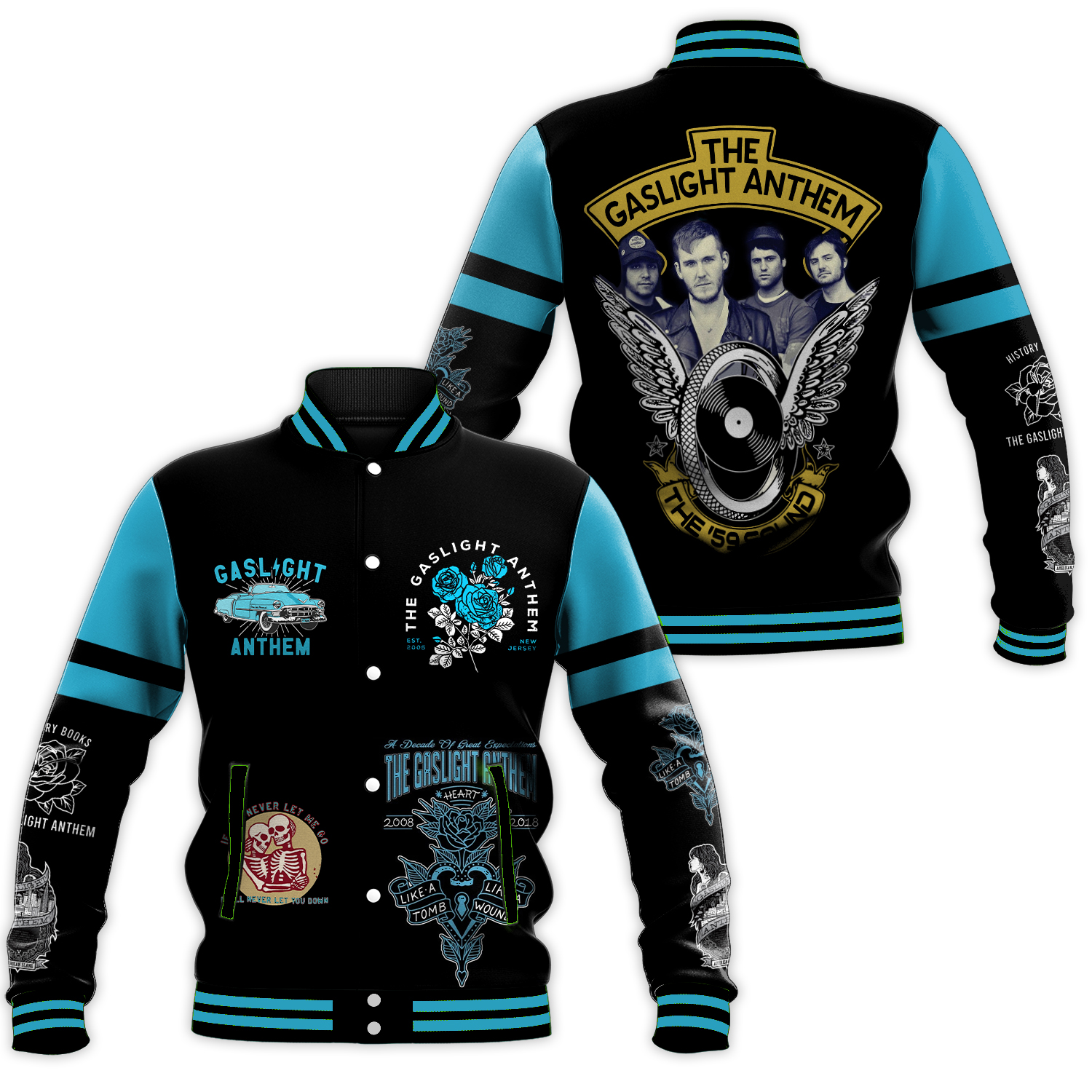 The Gaslight Anthem The ’59 Sound Baseball Jacket