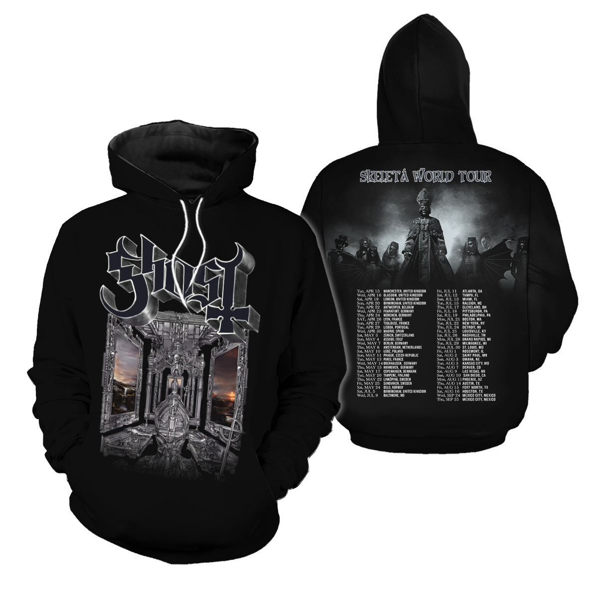 Full Size Hot Hot New Ghost Band 3d Hoodie