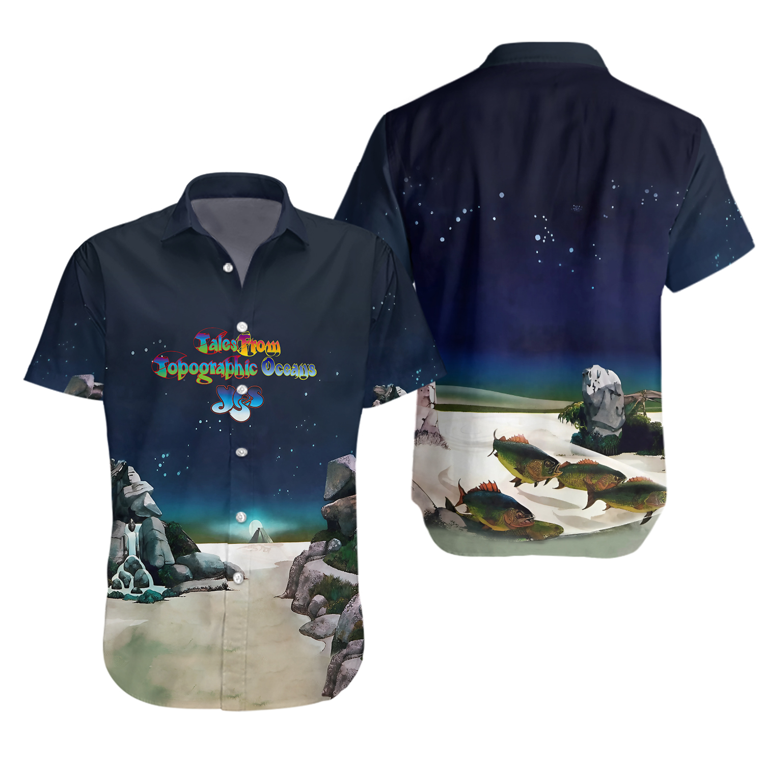 Yes English Rock Hawaiian Shirt Summer Beach Size S-5xl