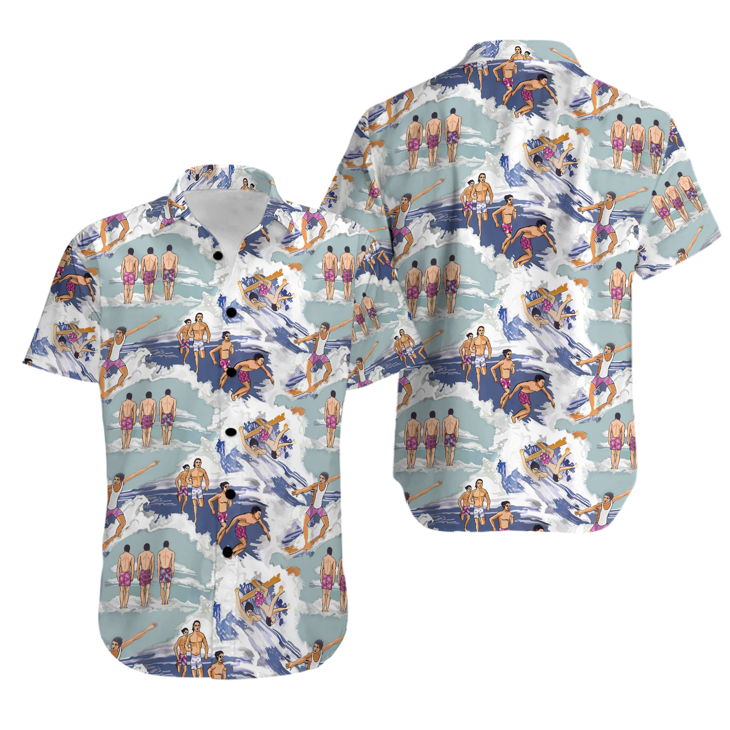 Pulp Fiction Shirt  Vincent Jules Jimmie Lance Hawaii Shirt