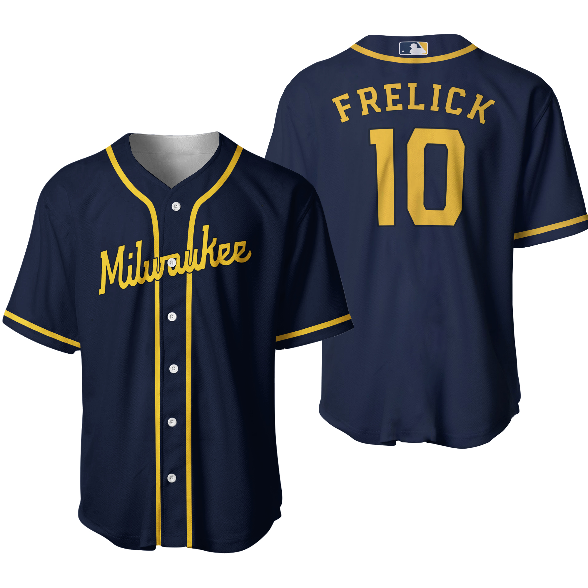 Sal Frelick #10 Name &amp; Number Baseball Jersey