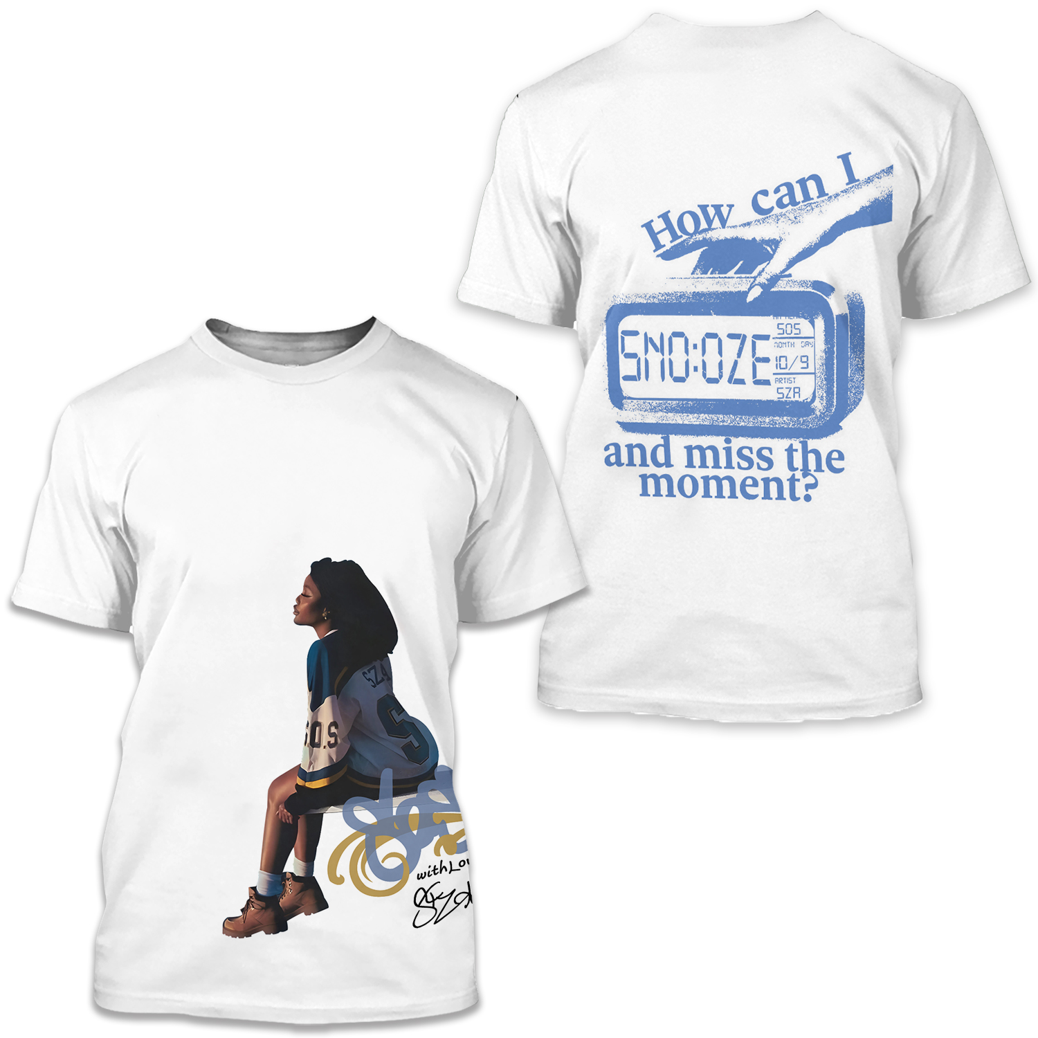 "snooze" Sos Sza Graphic T-shirt