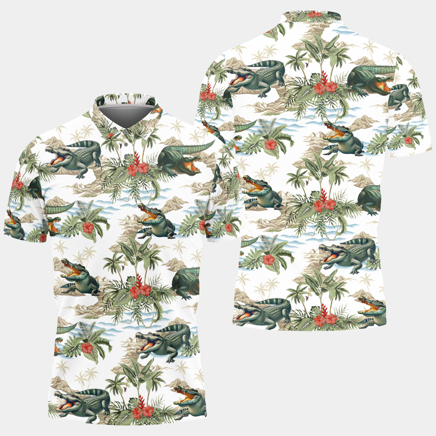 Alligator Polo Shirt For Men, Alligator Shirts For Men, Gator Shirts
