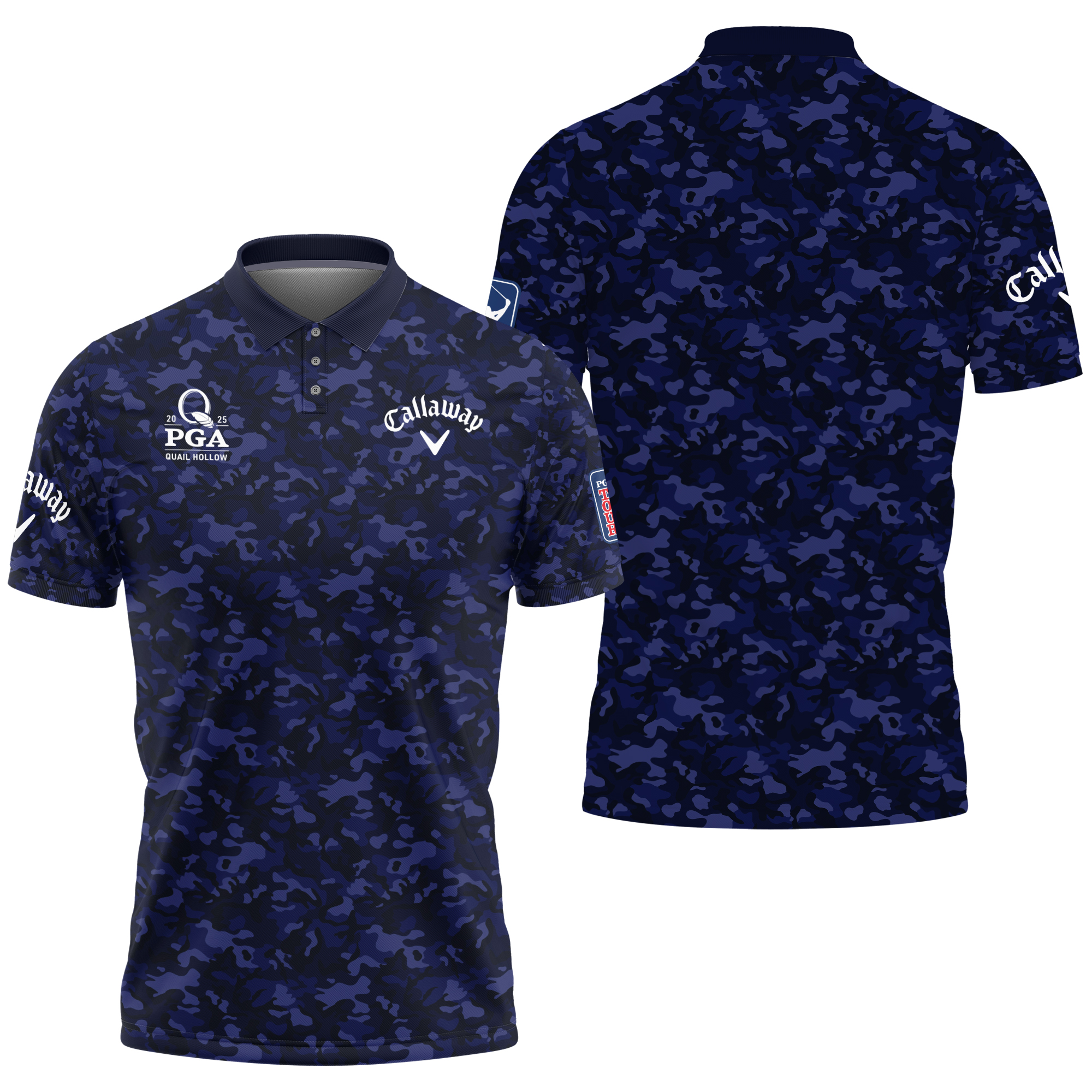 Callaway 2025 Pga Championship Golf Polo Shirt Lightweight Performance Polo