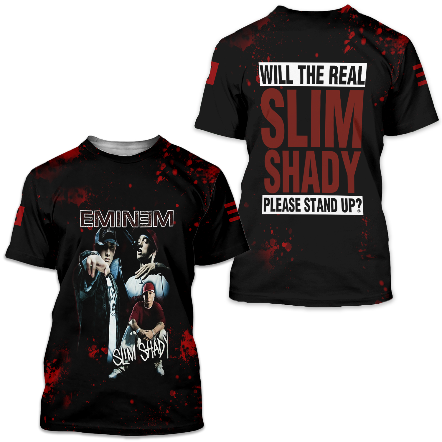 Eminem Will The Real Slim Shady Please Stand Up 2025 3d T-shirt