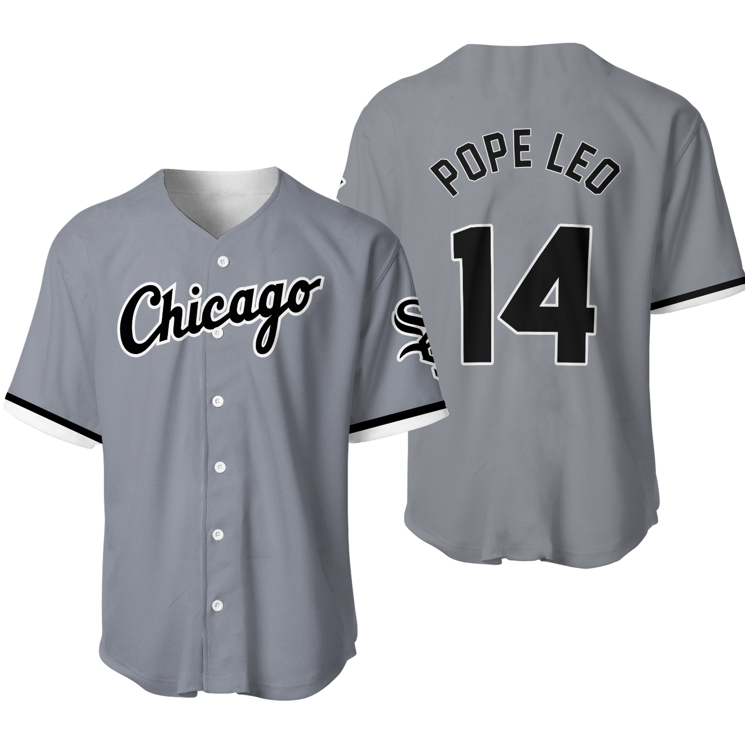 White Sox Pope Leo Xiv Baseball Jersey