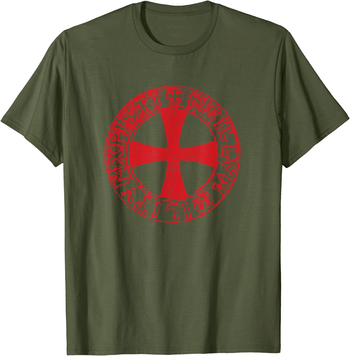 thumbnail image 2 of Crusader Knight Knights Templar Code Holy Cross T-shirt Sold By Unjust Juli | SKU 1321351 2 of 14