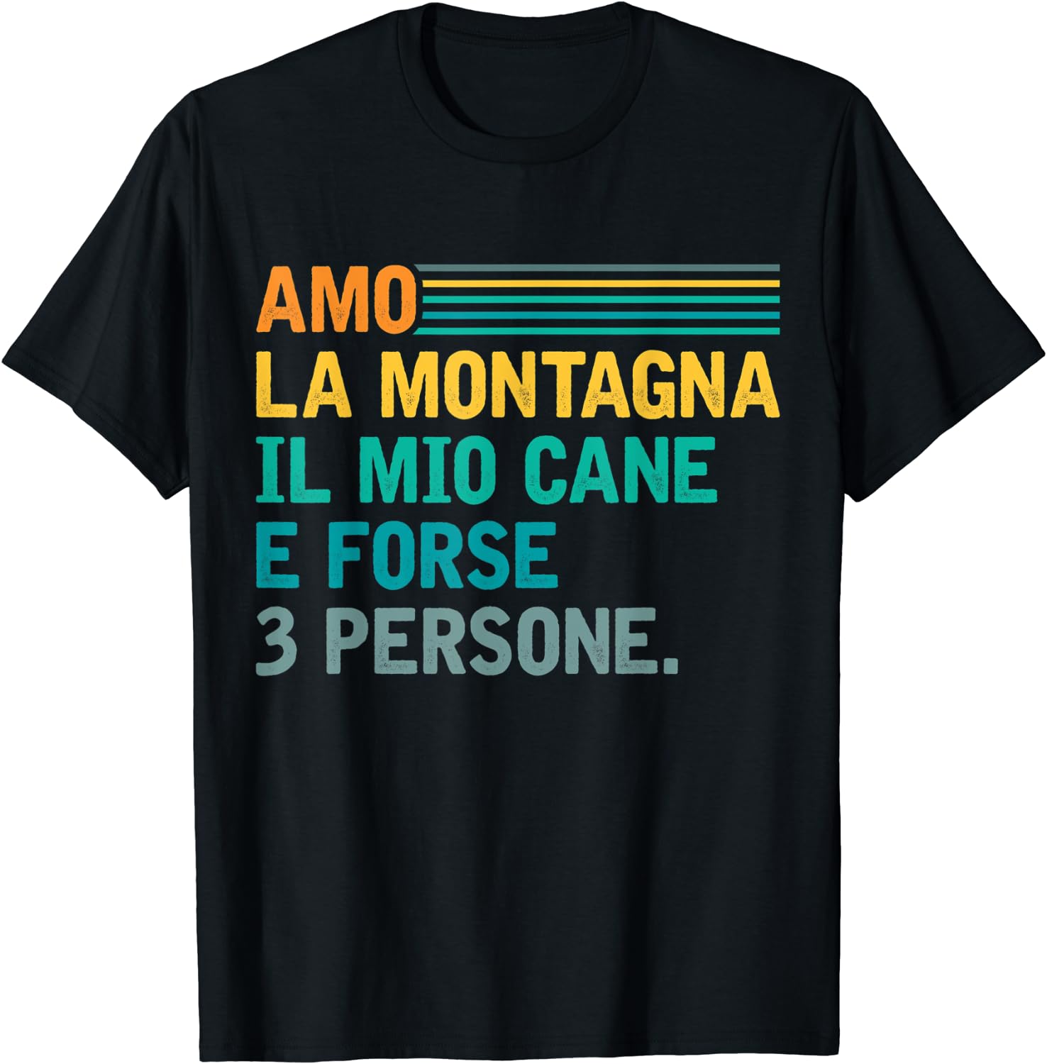 Discover Maglietta T-Shirt Giornata Mondiale Del Cane Uomo Donna Bambini Amo La Montagna Cane E Forse 3 Persone Escursionista