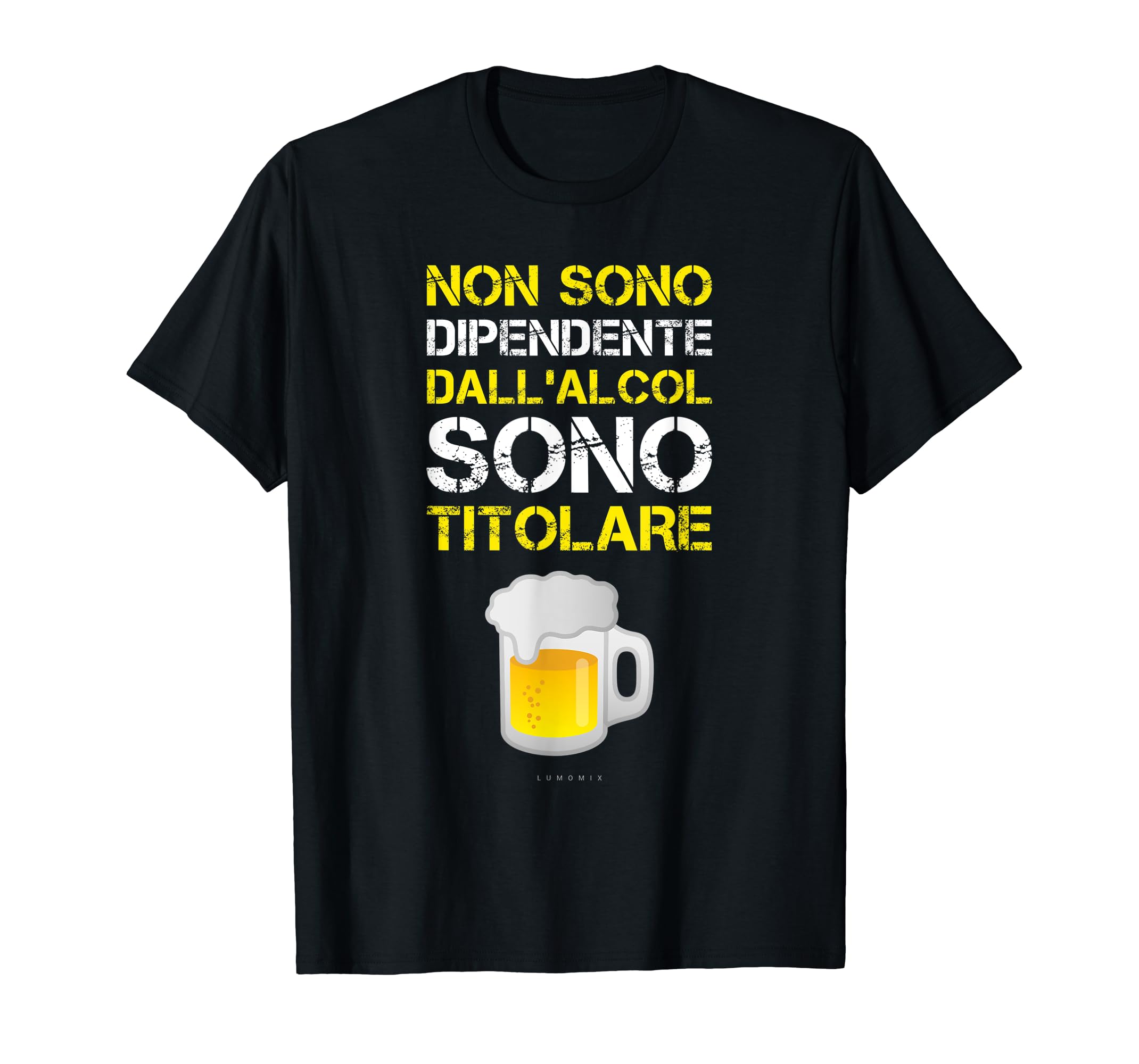 Discover T-Shirt Scritte Divertenti Birra Non Sono Dipendente Dell Alcol Maglietta Uomo Donna Bambini